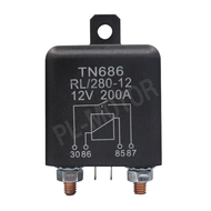 รีเลย์ 4 ขา รีเลย์กำลังสูง 4 ขา 12/24V 100/200A ชนิดกินกระแสต่ำ 1.8 W relay 24v 200a  เหมาะสำหรับโหลดชั่วคราวใช้ไฟสูง รีเลย์ 12v 100a รีเลย์ 12v 200a