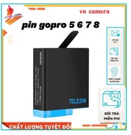 Pin gopro 5/6/7/8 pin chính hãng telesin full box mới 100/100