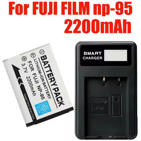 For FUJI FILM np-95 2200mAh np-95 NP 95 NP95 Battery + LCD USB Charger F30 F31 F30fd F31fd 3D W1 X10
