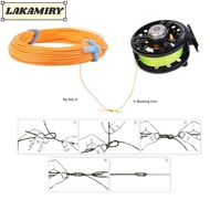 LAKAMIRY Floating Fly Fishing Line, Multiple Colors 100FT Fly Fishing Line, Durable Nylon 3wt 4wt 5w