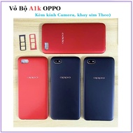 Oppo A1k case, with camera glass, sim tray included