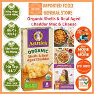 Mì Macaroni & Phô mai cheddar già hữu cơ Organic Shells & Real Aged Cheddar Mac & Cheese 170g