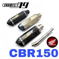 Project79 Exhaust Honda CBR150 Slip On Piping Stainless Steel Muffler Accessories Ekzos Manifold CBR