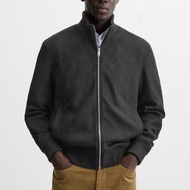 Jaket Zara Suede Pria Original Store