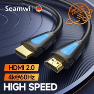 Seamwi HDMI Cable 4K 60Hz hdmi to hdmi 2.0 Cable 3D High Speed HDMI Laptop to tv for Monitor PC Video LCD Projector PS3 4