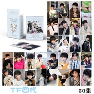 Lomo card photo box TF4 FAMILY random cover 50 photos TF家族四代