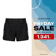 Wakingbee x Ari Pace Shorts (Black) กางเกงขาสั้น ผ้าเบาพิเศษ สำหรับใส่วิ่ง แห้งไว มีซับใน มีเชือกผูก