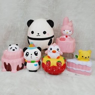 Squishy Cake Squishy Pink Rabbit Squishy Panda Cute Squishy Penguin Cake Squishy Panda Cone Hat Squi