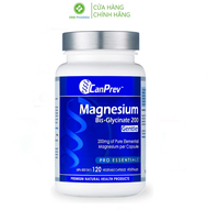 Viên uống Magnesium Bis Glycinate 200 Gentle Canprev Canada Magie Bisglycinate 120 viên
