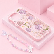 Flower [Su Lu Case] Casing Samsung Galaxy S26 Ultra S26 Plus S23 S25 S24 Fe S22 Cute Softcase Ck0624