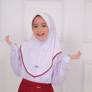 Amora Jilbab Bergo Hamidah Anak Hijab Instan Jersey Premium Kerudung Anak Sekolah Polet Pet Antem