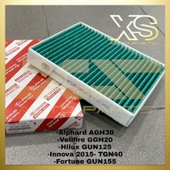 Toyota Alphard AGH30 Vellfire GGH30 2.5 3.5 Altis ZRE211 Carbon Aircond Filter Cabin Air Filter 8713