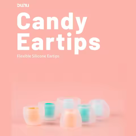 DUNU Candy Silicone Eartips For 4.5mm-6mm Nozzle Improve The Sense / Vocals Are Transparent / Reduce
