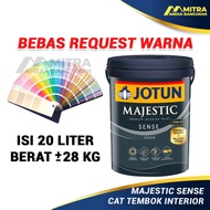 CAT TEMBOK INTERIOR JOTUN MAJESTIC SENSE / PERFECT BEAUTY CARE 20 LITER 28 KG / 1 PAIL BISA CUSTOM W