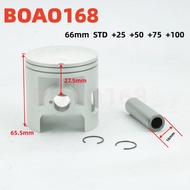 For Yamaha DT175 DT 175 STD +25 +50 +75 Bore Size 66mm 66.25mm 66.5mm 66.75mm 67mm Motorcycle Engine