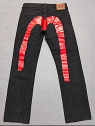 Evisu 大M 32x34 牛仔褲 Selvedge Jeans