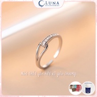 [Free box] Women's Ring "Grace Knot" – Elegant Knot Design, Meaningful Jewelry