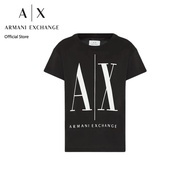 AX Armani Exchange เสื้อยืดผู้หญิง รุ่น AX 8NYTCX YJG3Z1200 - สีดำ