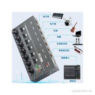 ✿Original✿6-Channel Audio Mixer Six-Channel Mini Signal Mixer Small Microphone Musical Instrument Mi