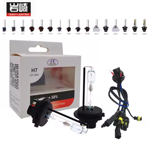1 Pair Original Yeaky Xenon H1 H7 H11 9005 HB4 35W Xenon HID Bulb Yeaky D1S D2S D3S D4S Auto Lamp D2