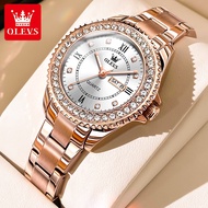 OLEVS Watch For Woman Waterproof Original With Box Stainless Steel 9993