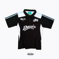 DADDY | Allstar Shirt เสื้อเชิ๊ต Oversize สไตล์ Sport สกรีนนูนลาย Logo Daddy สีขาว สีดำ