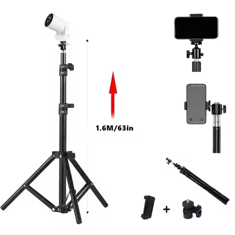 50cm-160cm Portable Bracket for HY300 ultra Projector Tripod Stand Mount for mini projector Scalable