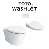 [Bulky] TOTO AVANTE Wall-Hung Toilet Bowl with WASHLET CW822REJT2WS / TCF47360GSG [Ready Stock]