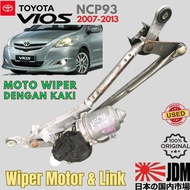 Original Used TOYOTA Vios NCP93 2007-2013 Wiper Motor and Link