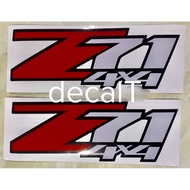 Z71 Lettering Sticker for Chevrolet Colorado. Z71 Letter Sticker