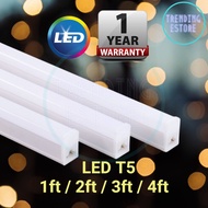 [1 Year Warranty] LED T5 Tube Light T5 Light Drop T5 Curve Light T5 Ceiling Light 1ft 2ft 3ft 4ft Co