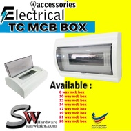 TC PVC MCB DB Box 8way | 10way| 12way | 14way | 17way | 21way AND 26way PVC MCB Box / Consumer PVC B