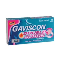 GAVISCON DOUBLE ACTION TABLET 16'S (EXP:01/2027)