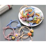 A (A18) KOREAN CHARACTER HAIR TIE / PRICE FOR 1 PCS