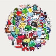 Sticker Pack Cartoon Game Among Us Stickers | TUMBLR Sticker | HELMET SUITcase LAPTOP Sticker