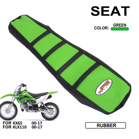 For Kawasaki KX65 KLX110 KX 65 KLX 110 2000-2017 Dirt Pit Bike Off-Road Seat Cover Soft Rubber Seat 