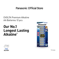 Panasonic Premium Alkaline Battery Evolta AA 12pcs LR6EG/12B