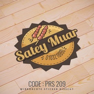 Sticker Sate Stiker Satay Kuah Kacang Frozen