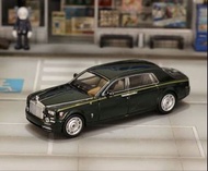 1:64 勞斯萊斯 rolls royce 幻影7 半島酒店綠色模型車