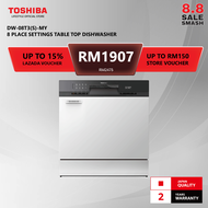 Toshiba DW-08T3(S)-MY TABLE 8 Place Settings Table Top Dishwasher/Mesin Basuh Pinggan Mangkuk / 洗碗机