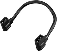 Gray Braided Extra Battery Cable Fit for EcoFlow Delta 2/2 Max/3 Plus/Wave 2/Wave 3, High Power Exte