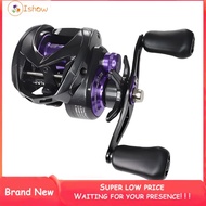 {New arrival} Fishing Reel Baitcasting DC Electronic 7.1:1 8kg 5+1 BB Bass Cast Smooth BS5200