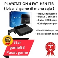 SONY PLAYSTATION 4 / PS4 FATT HEN / PS4 SLIM HEN / PS4 PRO HEN / DAN PLAYSTATION 3 / HDD 500GB - 1TB