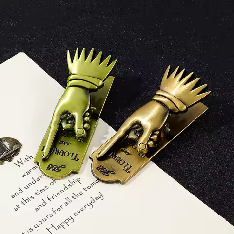 Magic Academy Hand Book Page Clip Decorative Journal Clips Paper Holders for Notebook Writer Bookmar