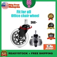 1PC Office Swivel Chair Roller Casters Replacement Wheels 3 inch