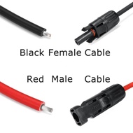 Free Shipping 1meter UV Proof Wire Solar PV Wire Power Cables 4sqmm 6sqmm for Solar Panel Connection