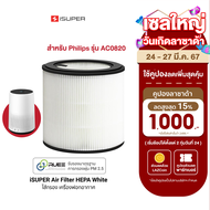 [ใช้คูปอง ลดเหลือ 527 บ.] iSuper ไส้กรอง เครื่องฟอกอากาศ Philips รุ่น AC1215/AC1212/AC1216/AC1210 / AC0820 ขจัด PM 2.5