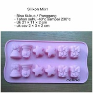 Chocolate silicone mix 8