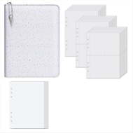 Hardcover Sticker Organizer Binder Reusable A5 Holographic Sticker Book Collecting Album Storage Boo