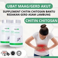 Ubat Gastrik Original Lulus KKM, Supplement Chitin Chitosan Untuk Atasi Gerd/Maag/Gastrik Akut, Ubat